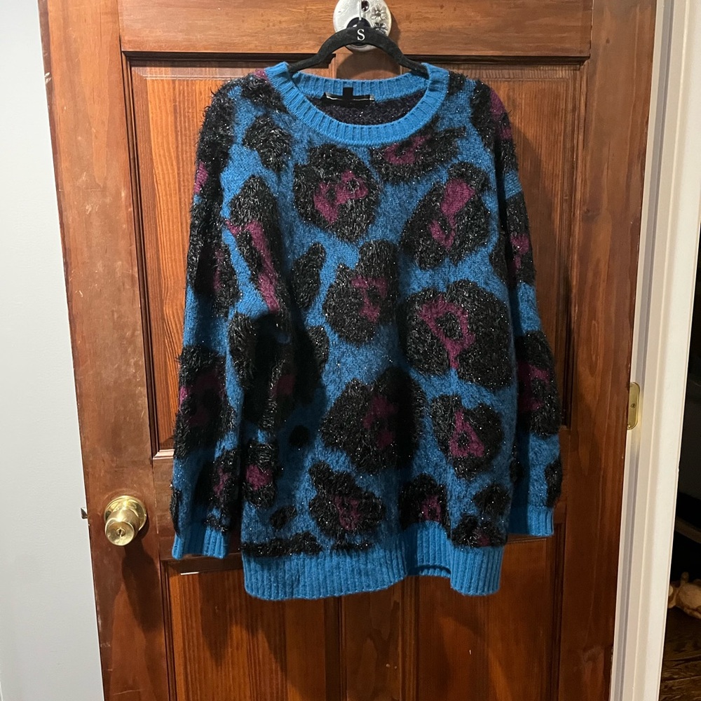 Marc Jacobs leopard sweater. Size small